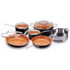 Gotham Steel Nonstick Ti-Cerama 10-Piece Cookware Set