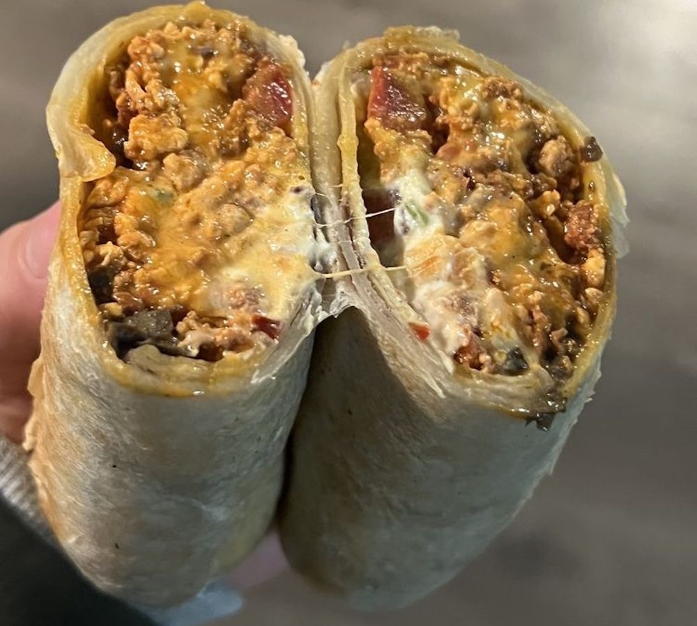 Breakfast burrito at La Osita PDX