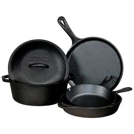 Lodge Cast Iron 5-Piece Set