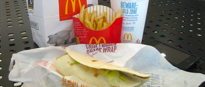 McDonalds Snack Wrap Mini Meal