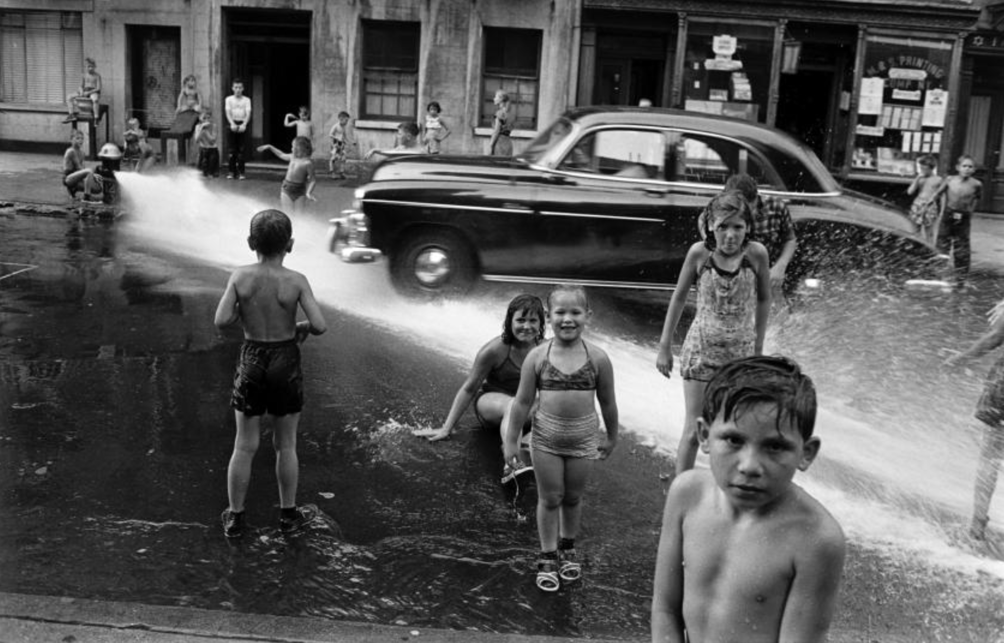 Children Playing During a Heat Wave, 1953
