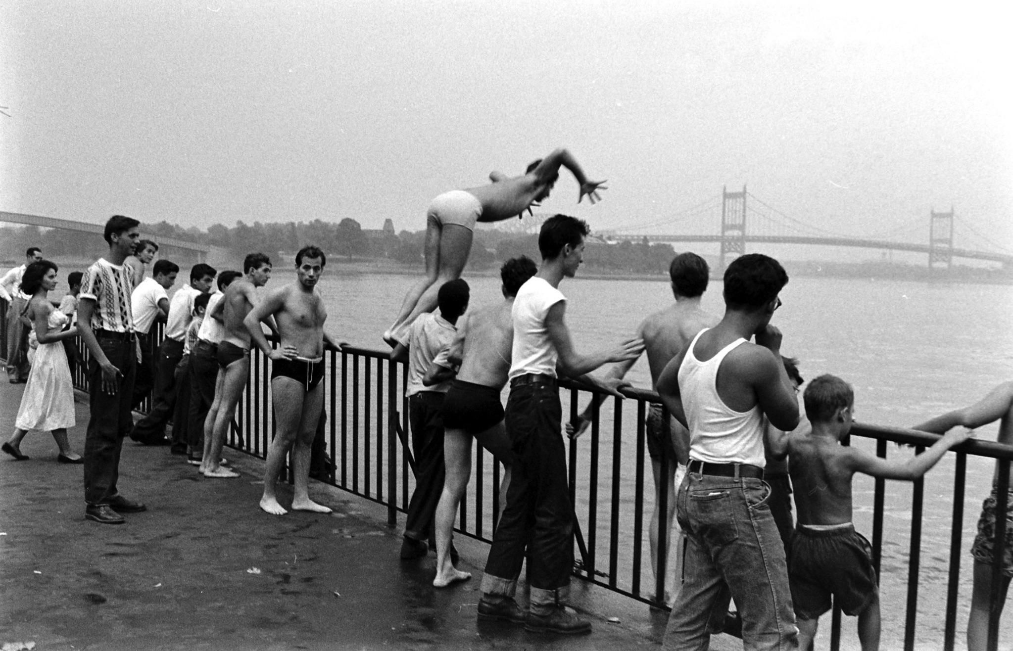 New York City heat wave, Peter Stackpole, 1953.