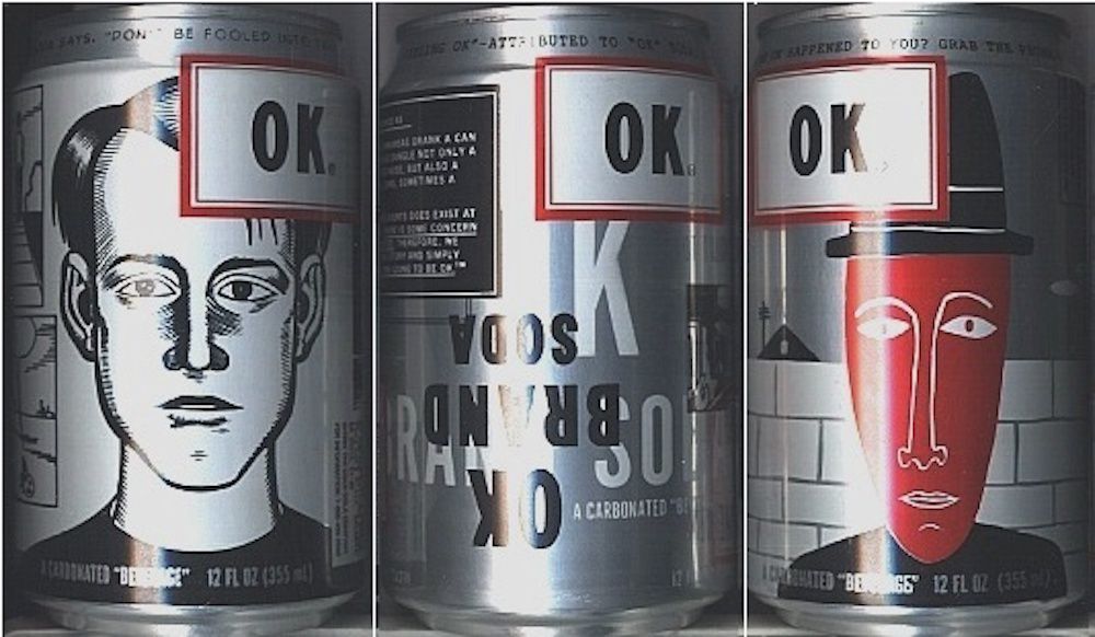 The original four cans used in test markets