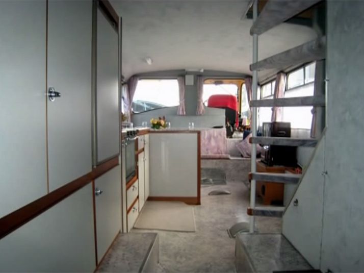 1960 Bristol Transit Bus: Interior