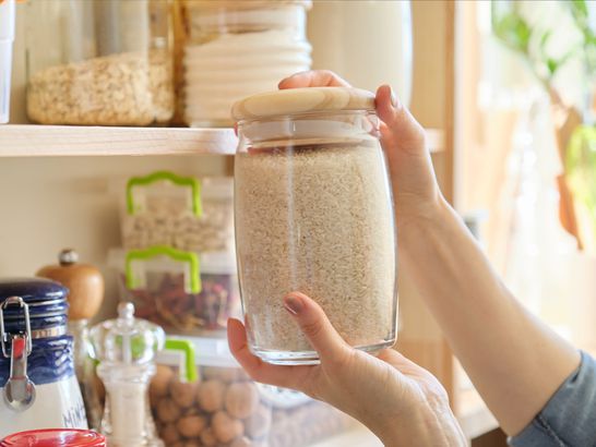 Rice in Jar