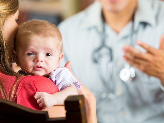 Baby at Doctor