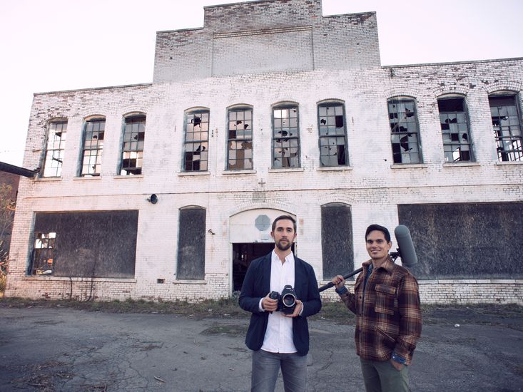 Abandoned Factories Then & Now