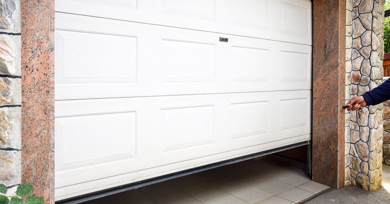 Opening a garage door