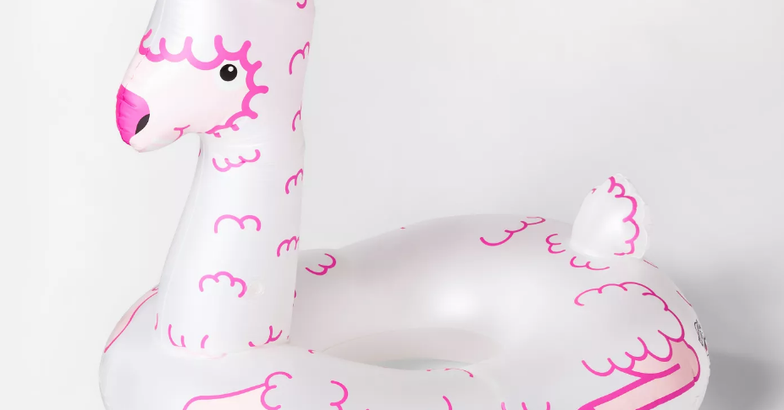 Sun Squad Giant Llama Pool Float
