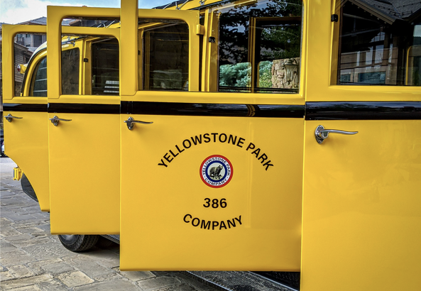 Doors on the 1936 White 706 tour bus