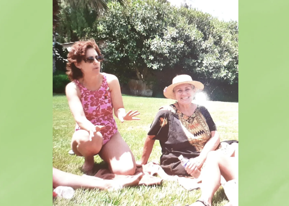 The author, Jennifer, and her mom