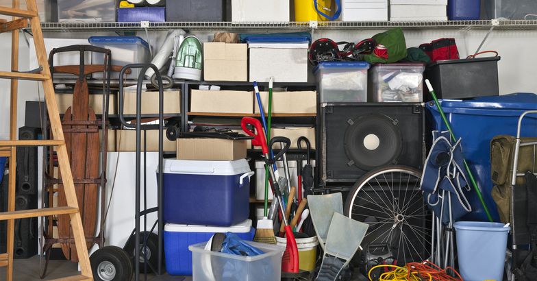 Garage full of items