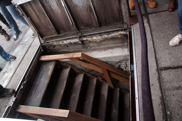 Stairway to the Shanghai Tunnels