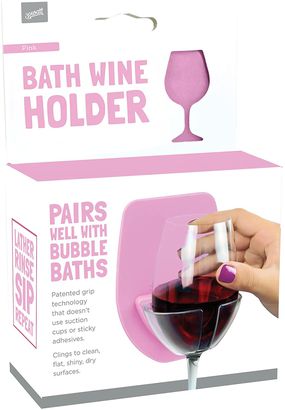 Bath or Shower Wine Glass Holder