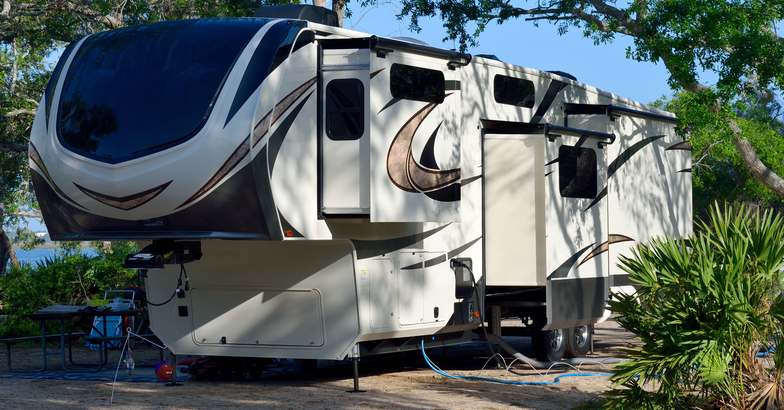 RV with slide rooms