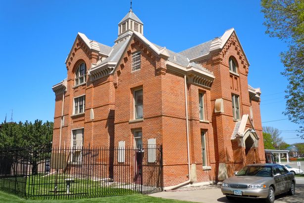 Squirrel Cage Jail in Council Bluffs, Iowa