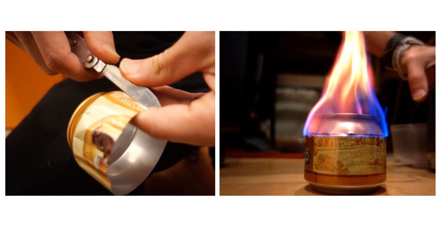 How To Turn a Beer Can Into a Camping Stove with This Genius Hack