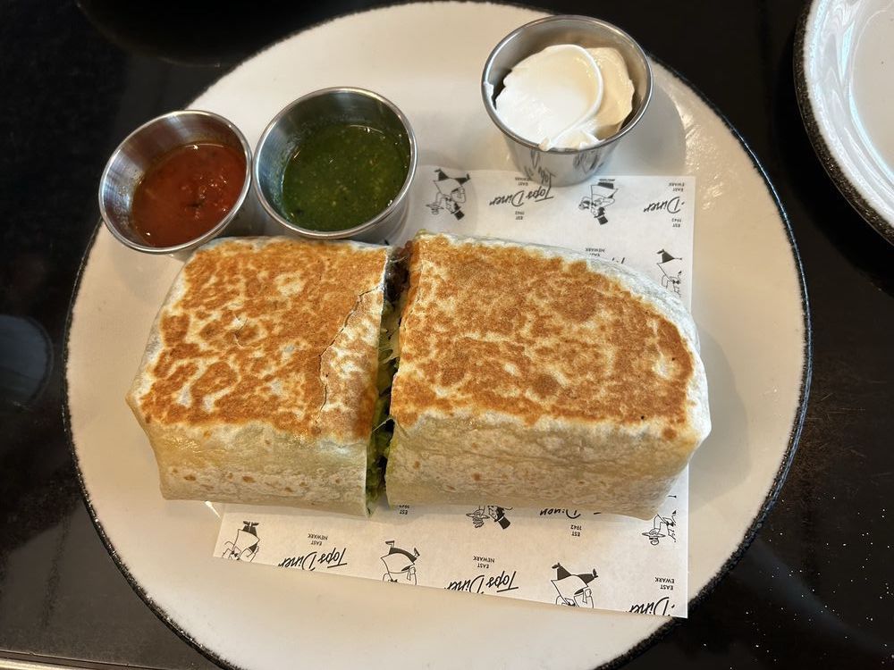 Tops Diner East Newark Burrito