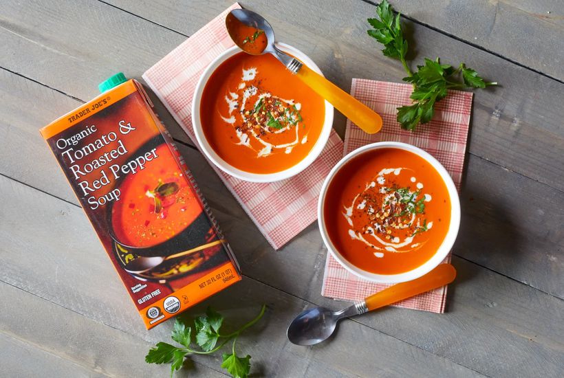 Trader Joe's Organic Tomato & Roasted Red Pepper Soup