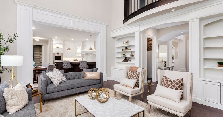 Beautiful living room interior