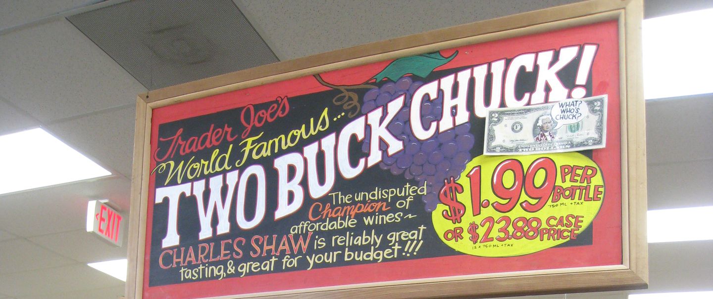 Here's Why Trader Joe's 'TwoBuck Chuck' Is So Cheap