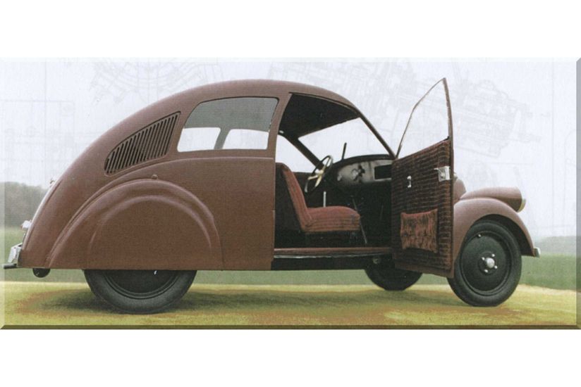 Model of the 1932 Porsche Type 12, Nuremberg Museum of Industrial Culture