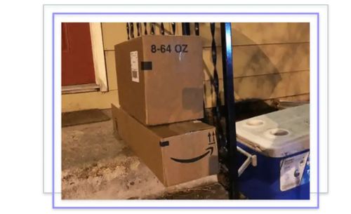 Amazon Boxes Filled With Trash