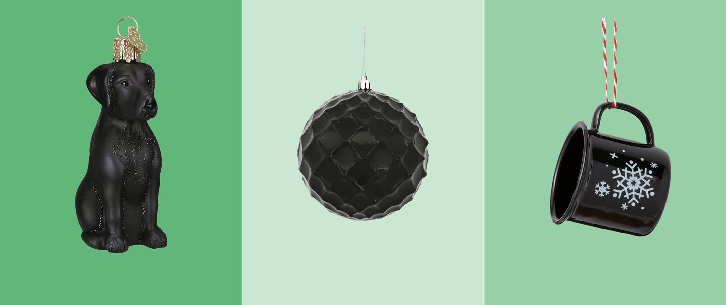 The Best Black Ornaments for 2022 Black Christmas Ornaments for a