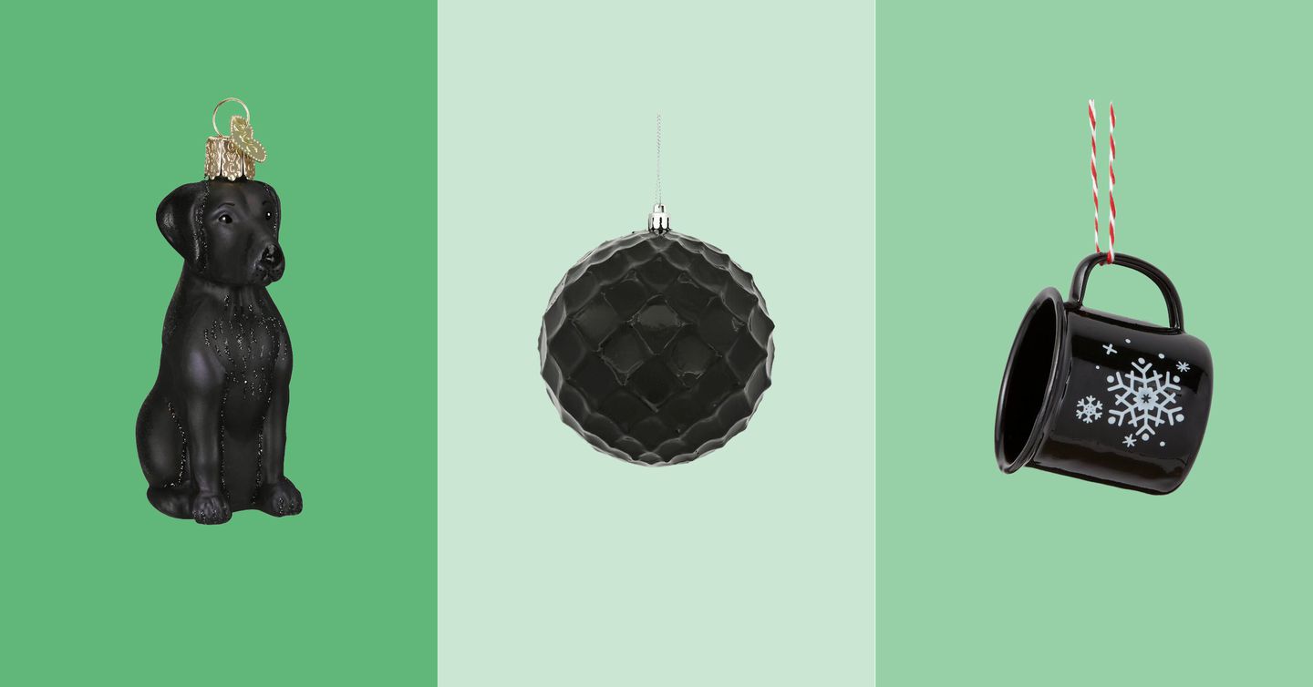 The Best Black Ornaments for 2022 Black Christmas Ornaments for a