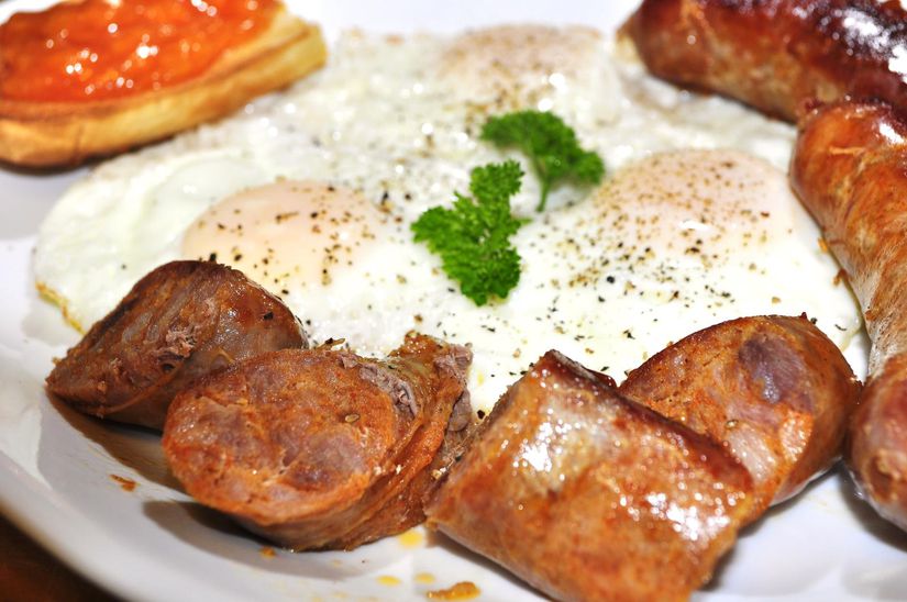 Cajun recipe sausage and eggs