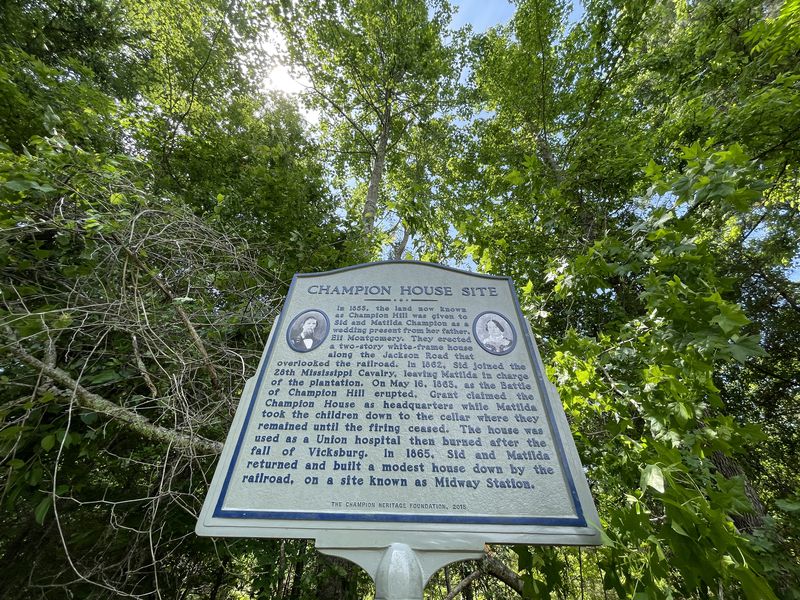 Champion Hill historical marker