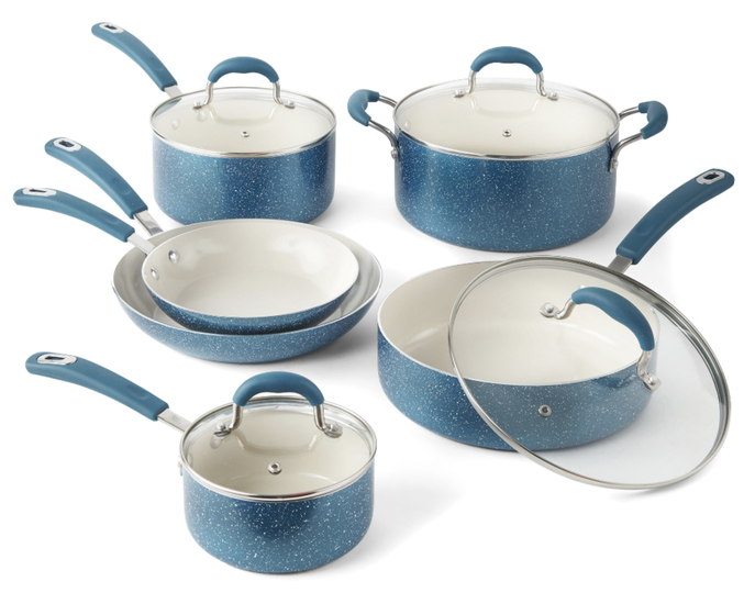 Cooks Speckle 10-Piece Cookware Set