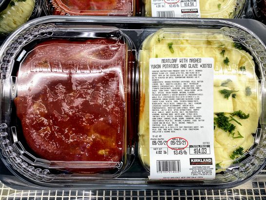 Costco Meatloaf and Mashed Potatoes