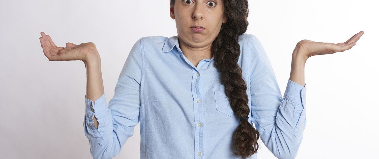 Confused woman