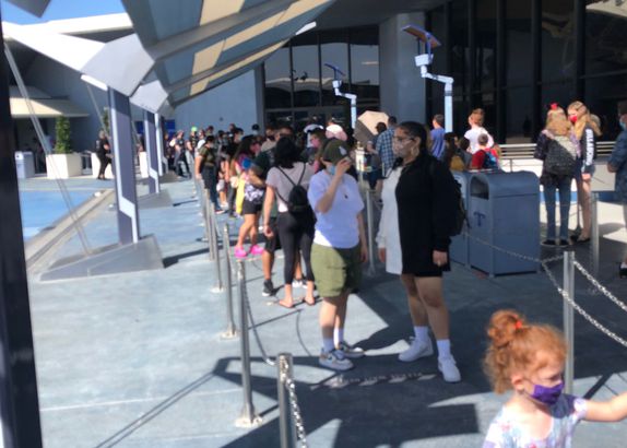 Long Line at the Theme Park