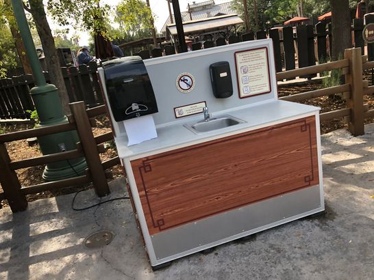 Disney Hand Washing Station