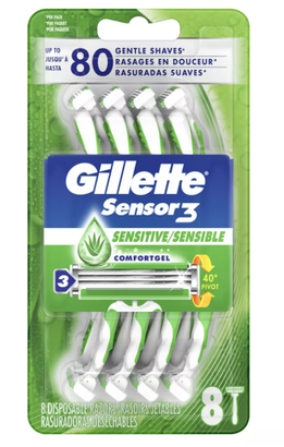Gillette Razors Made in Brazil