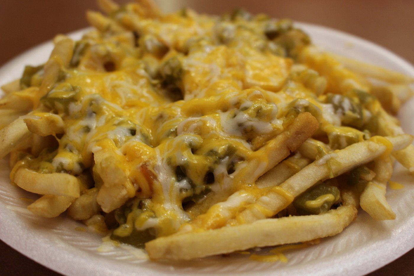 Green Chile Cheese Fries New Mexico