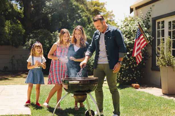 american family grilling