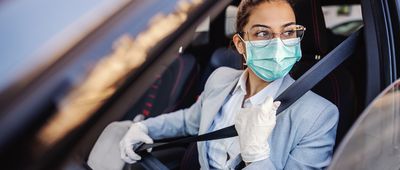 woman buying car coronavirus