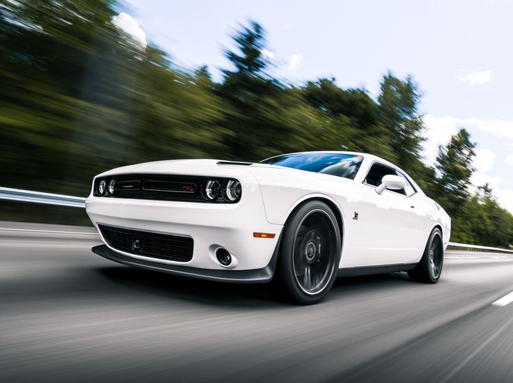 White Dodge Charger R/T