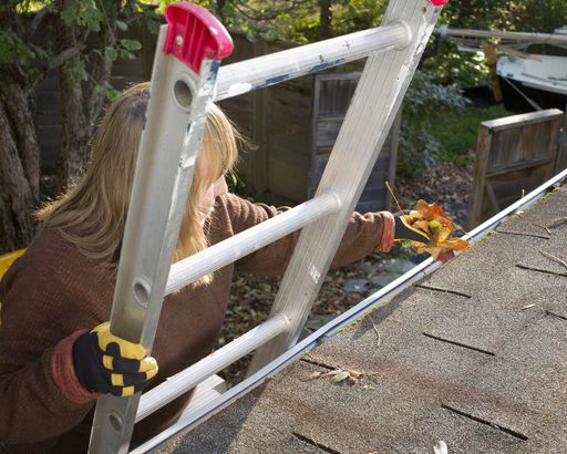 Cleaning the Gutters (Or Any Non-Essential Ladder Climbing) 