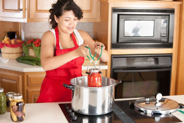 Canning food