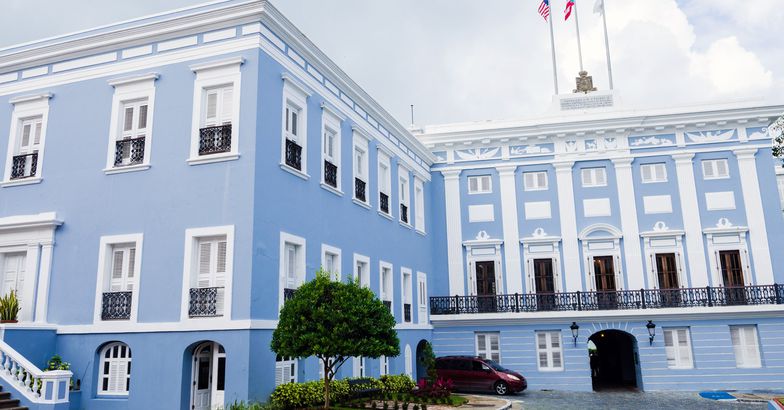 entrance of la fortaleza in old San Juan