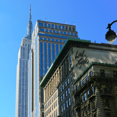Lord and Taylor Store with Empire State Building, New York