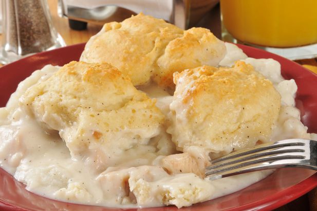 Chicken biscuit casserole