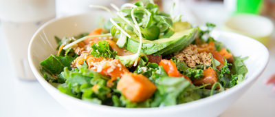 healthy kale salad