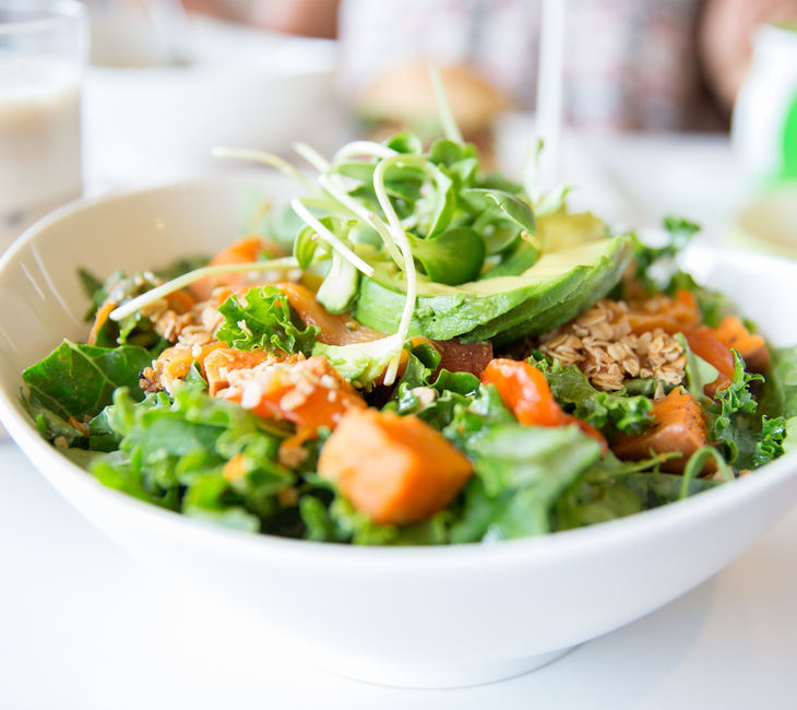 healthy kale salad