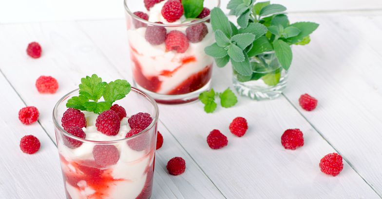 raspberry mousse
