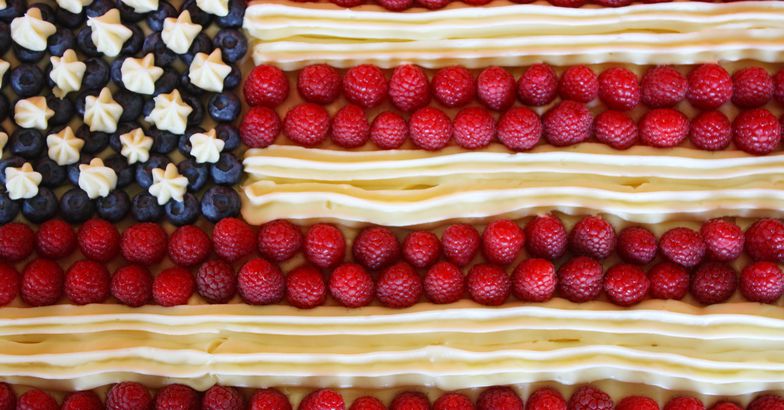 flag cake